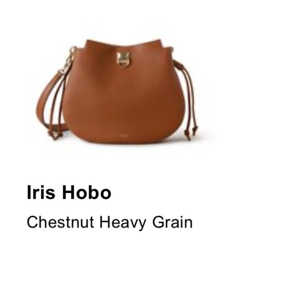 Mulberry Iris Hobo (medium) heavy grain leather in Chestnut - Picture 9 of 11